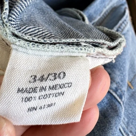 Polo Ralph Lauren Jeans Mens 34x30 Blue Denim 867 Classic Fit Medium Wash EUC - Picture 12 of 16